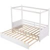 White Twin Size Canopy Daybed by ATHMILE