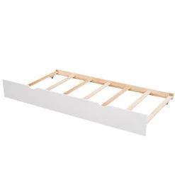 White Double Twin Daybed with Trundle by ATHMILE 14 White Double Twin Daybed with Trundle by ATHMILE -ATHMILE Sales Store white athmile daybeds gz b2w20221502 fa 1000
