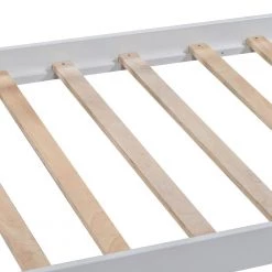 White Twin Daybed with Inseparable 2-Drawers by ATHMILE -ATHMILE Sales Store white athmile daybeds gz wf196015aak 4f 1000