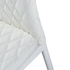 White Dining Chair (Set of 4) by ATHMILE -ATHMILE Sales Store white athmile dining chairs gz b2w20221273 44 1000