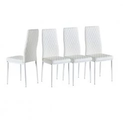 White Dining Chair (Set of 4) by ATHMILE
