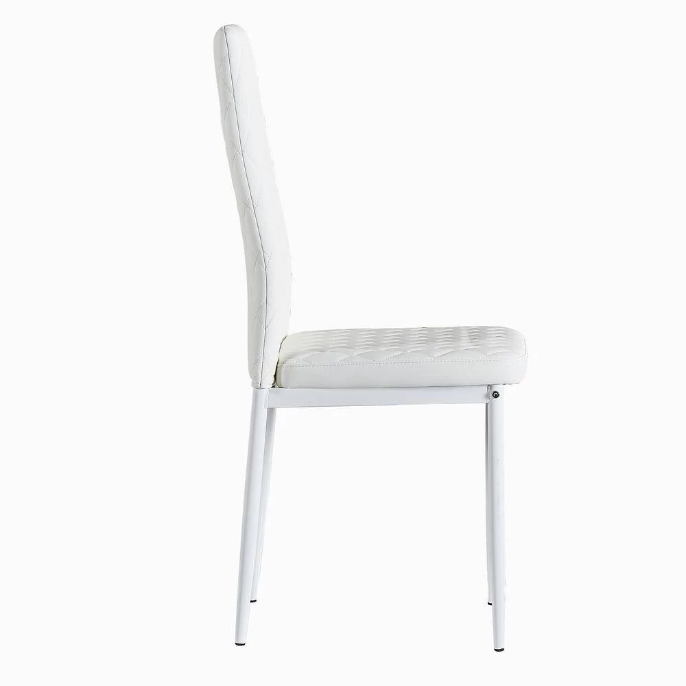 White Dining Chair (Set of 6) by ATHMILE 2 White Dining Chair (Set of 6) by ATHMILE - Image 2