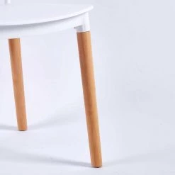 5-Piece White wood Top Table Set (Seats-4) by ATHMILE 11 5-Piece White wood Top Table Set (Seats-4) by ATHMILE -ATHMILE Sales Store white athmile dining room sets ddw234s00046 c3 1000