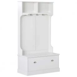 White Hall Tree by ATHMILE -ATHMILE Sales Store white athmile hall trees ccwf198621aak 4f 1000