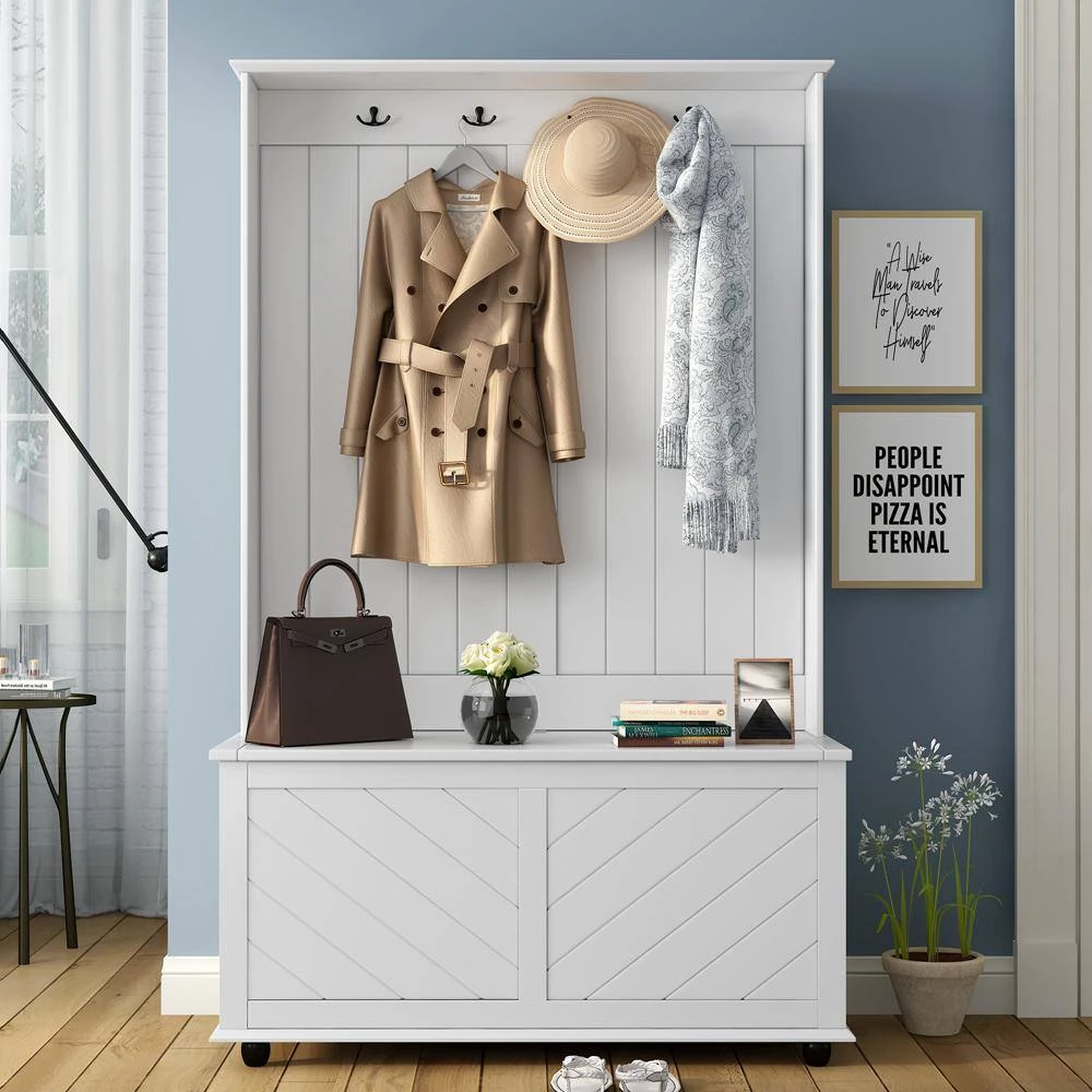 White Hall Trees with Storage Bench by ATHMILE 7 White Hall Trees with Storage Bench by ATHMILE - Image 7