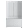 White Hall Trees with Storage Bench by ATHMILE