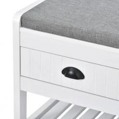 White Hall Trees with 4-Hooks by ATHMILE -ATHMILE Sales Store white athmile hall trees ddwf287813aak 4f 1000