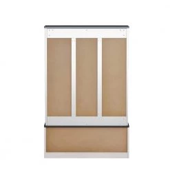 White Hall Tree with 4 -ooks and 3-Large Drawers by ATHMILE -ATHMILE Sales Store white athmile hall trees gzx b2w20221364 66 1000