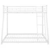 White Metal Frame Full Bed Frame by ATHMILE