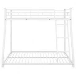 White Metal Frame Full Bed Frame by ATHMILE