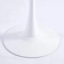 31.5 in. Round White MDF Top Dining Table with Metal Leg (Seats 2-4) by ATHMILE 12 31.5 in. Round White MDF Top Dining Table with Metal Leg (Seats 2-4) by ATHMILE -ATHMILE Sales Store white athmile kitchen dining tables gz b2w20220139 4f 1000