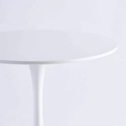 42.1 in. Round White MDF Top Dining Table with Metal Frame (Seats 6) by ATHMILE 10 42.1 in. Round White MDF Top Dining Table with Metal Frame (Seats 6) by ATHMILE -ATHMILE Sales Store white athmile kitchen dining tables gz b2w20220142 4f 1000