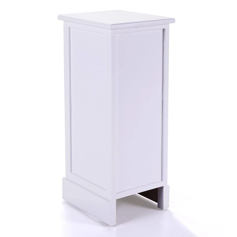 3-Drawer White Nightstand by ATHMILE 5 3-Drawer White Nightstand by ATHMILE - Image 5