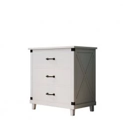 3-Drawer White Nightstand（27.95 in. H x 27.4 in. W x 15.9 in. D） by ATHMILE -ATHMILE Sales Store white athmile nightstands dztwf281114aak 4f 1000