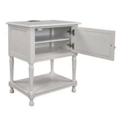 0-Drawer White Nightstand(27.5 in. H x 21.2 in. W x 14.8 in. D) by ATHMILE 8 0-Drawer White Nightstand(27.5 in. H x 21.2 in. W x 14.8 in. D) by ATHMILE -ATHMILE Sales Store white athmile nightstands dztwf281115aak c3 1000