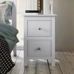 2-Drawers Solid Wood White Nightstand (12.2 in. L x 14.1 in. W x 22.24 in. H) by ATHMILE 13 2-Drawers Solid Wood White Nightstand (12.2 in. L x 14.1 in. W x 22.24 in. H) by ATHMILE -ATHMILE Sales Store white athmile nightstands gz b2w20220744 31 1000