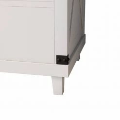 3-Drawers White Nightstand (27.4 in. L x 15.7 in. W x 27.9 in. H) by ATHMILE -ATHMILE Sales Store white athmile nightstands z gzb2w20221153 44 1000