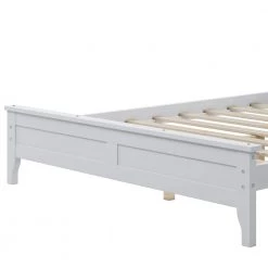 White Full Platform Bed by ATHMILE 12 White Full Platform Bed by ATHMILE -ATHMILE Sales Store white athmile panel beds ddwf283524aak 4f 1000