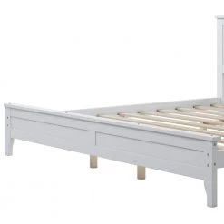 White King Platform Bed by ATHMILE 11 White King Platform Bed by ATHMILE -ATHMILE Sales Store white athmile panel beds ddwf283526aak c3 1000