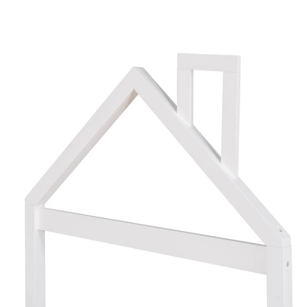 77.3 in. W White Twin Size Wood Platform Bed by ATHMILE 7 77.3 in. W White Twin Size Wood Platform Bed by ATHMILE - Image 7