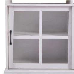 White Sideboard with 2-Glass Sliding Doors and Adjustable Shelves by ATHMILE 16 White Sideboard with 2-Glass Sliding Doors and Adjustable Shelves by ATHMILE -ATHMILE Sales Store white athmile sideboards buffet tables gz b2w20221454 44 1000