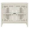 White Sideboard with Decorative Door by ATHMILE