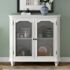 White Sideboard with with Adjustable Shelves by ATHMILE 11 White Sideboard with with Adjustable Shelves by ATHMILE -ATHMILE Sales Store white athmile sideboards buffet tables gz b2w20221692 c3 1000