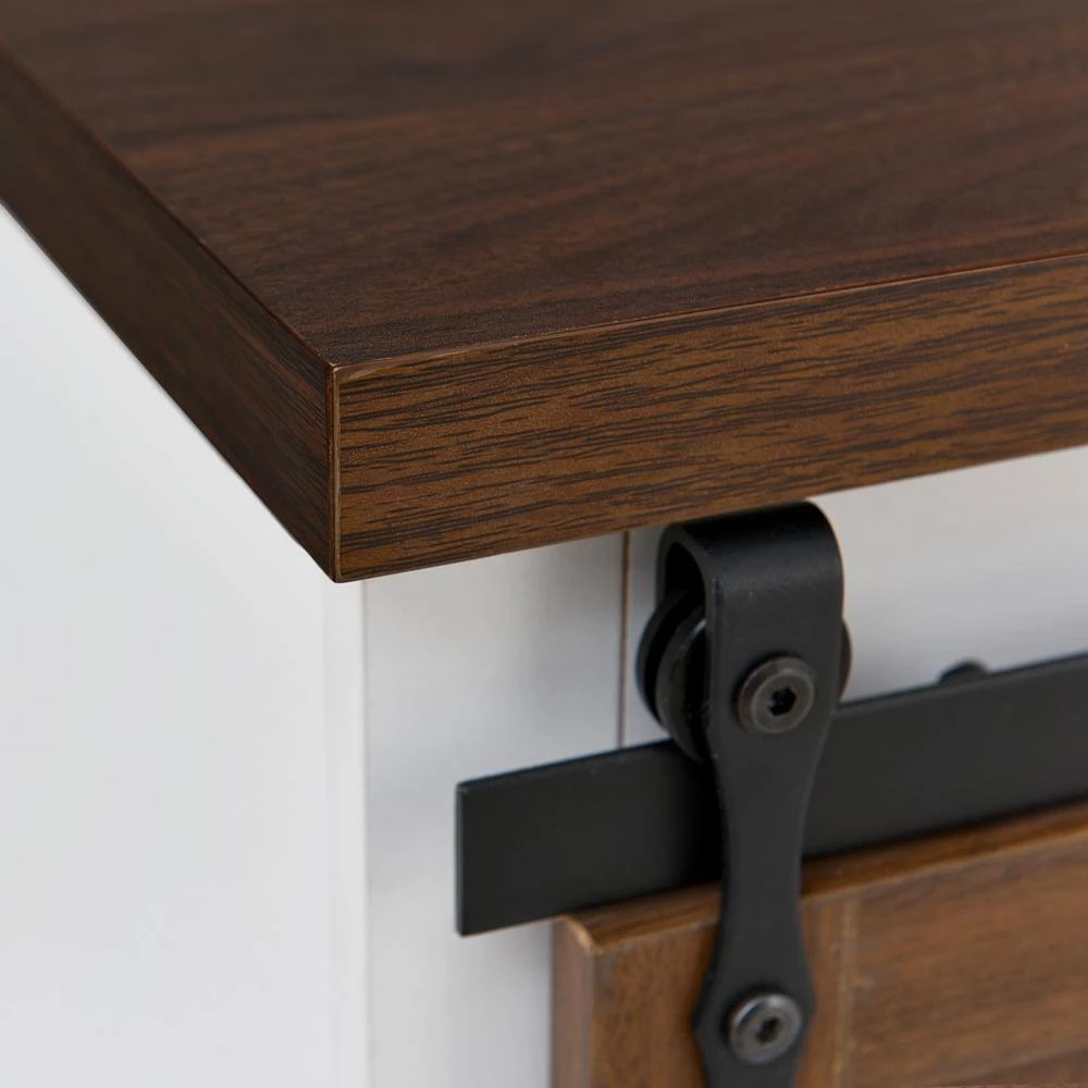 Brown white China Cabinet by ATHMILE 5 Brown white China Cabinet by ATHMILE - Image 5