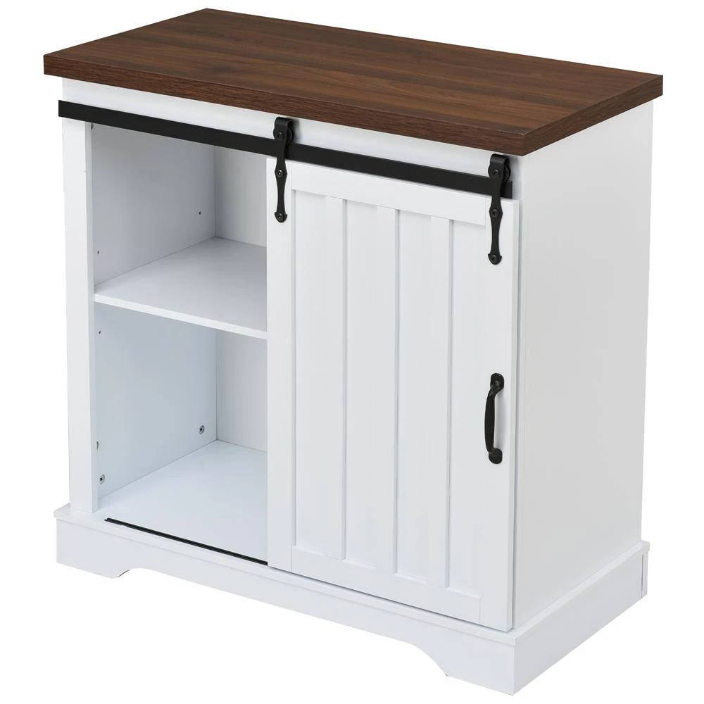 Brown white China Cabinet by ATHMILE 6 Brown white China Cabinet by ATHMILE - Image 6