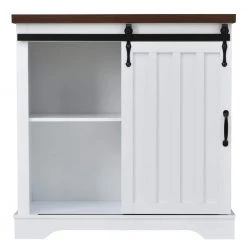 Brown white China Cabinet by ATHMILE