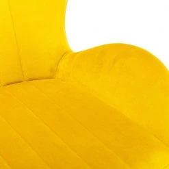 40.94 in. Yellow Low Back Metal Frame Bar Stools with Footrest (Set of 2) by ATHMILE -ATHMILE Sales Store yellow athmile bar stools gz b2w20221707 76 1000