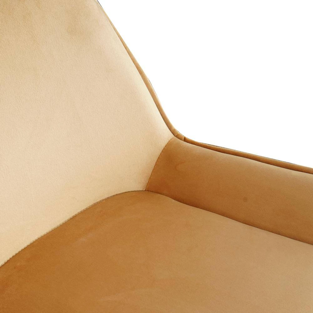 Yellow Velvet Dining Chairs (Set of 2) by ATHMILE 4 Yellow Velvet Dining Chairs (Set of 2) by ATHMILE - Image 4